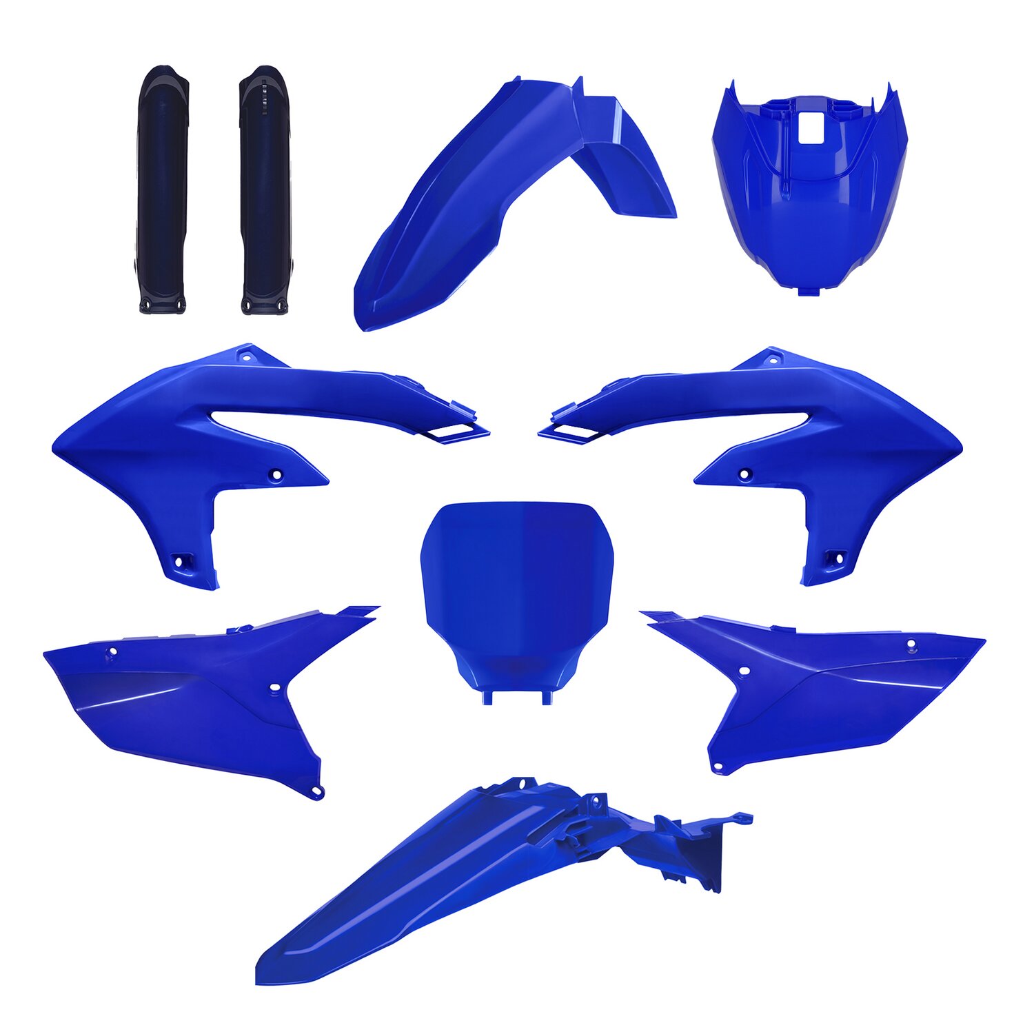 Image of Plastik Kit Polisport Yamaha YZF 250 ab 2024 blau