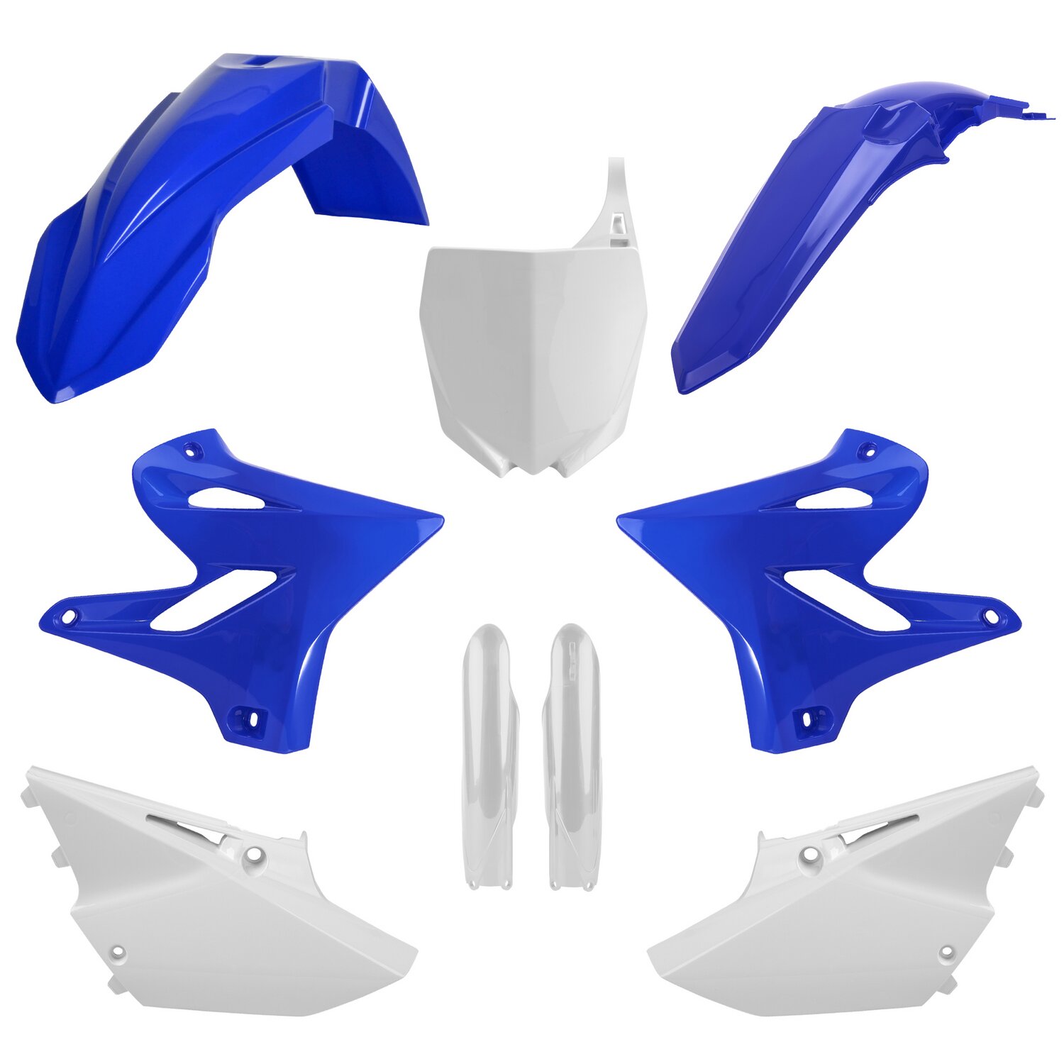 Image of Plastik Kit Polisport Yamaha YZ 125 ab 2015 bleu / weiss