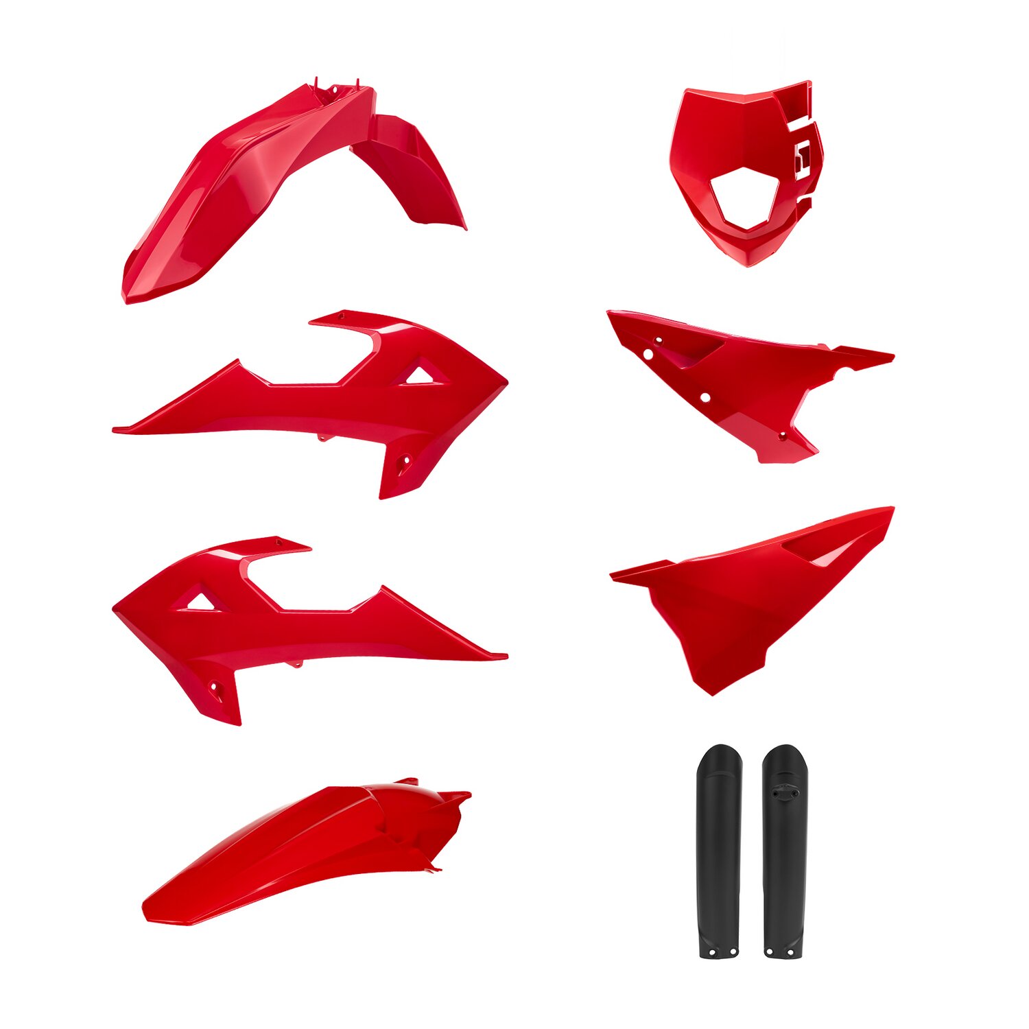 Image of Plastik Kit Polisport Rieju MR 300 2026 rot
