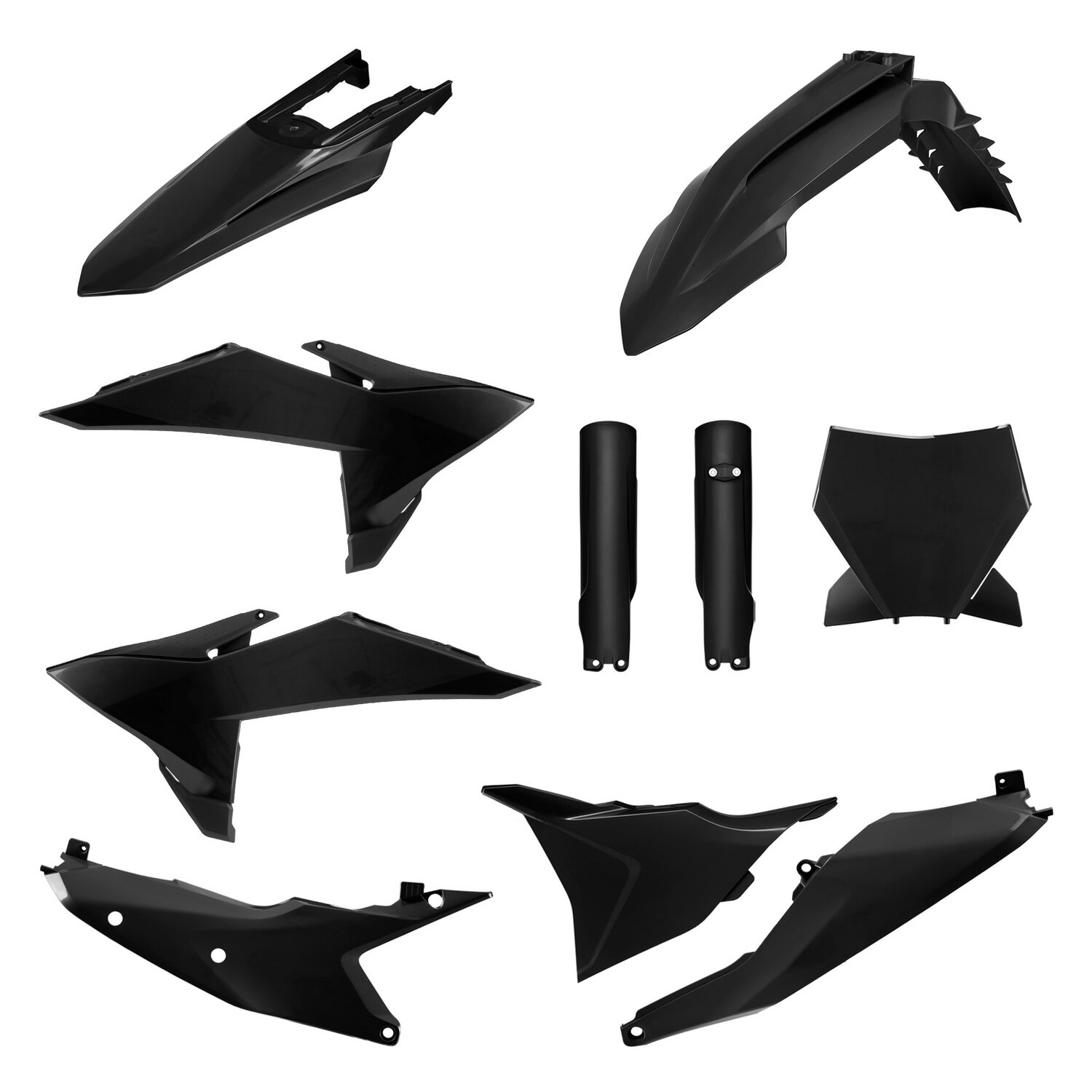 Image of Plastik Kit Polisport KTM SX 125 ab 2025 schwarz
