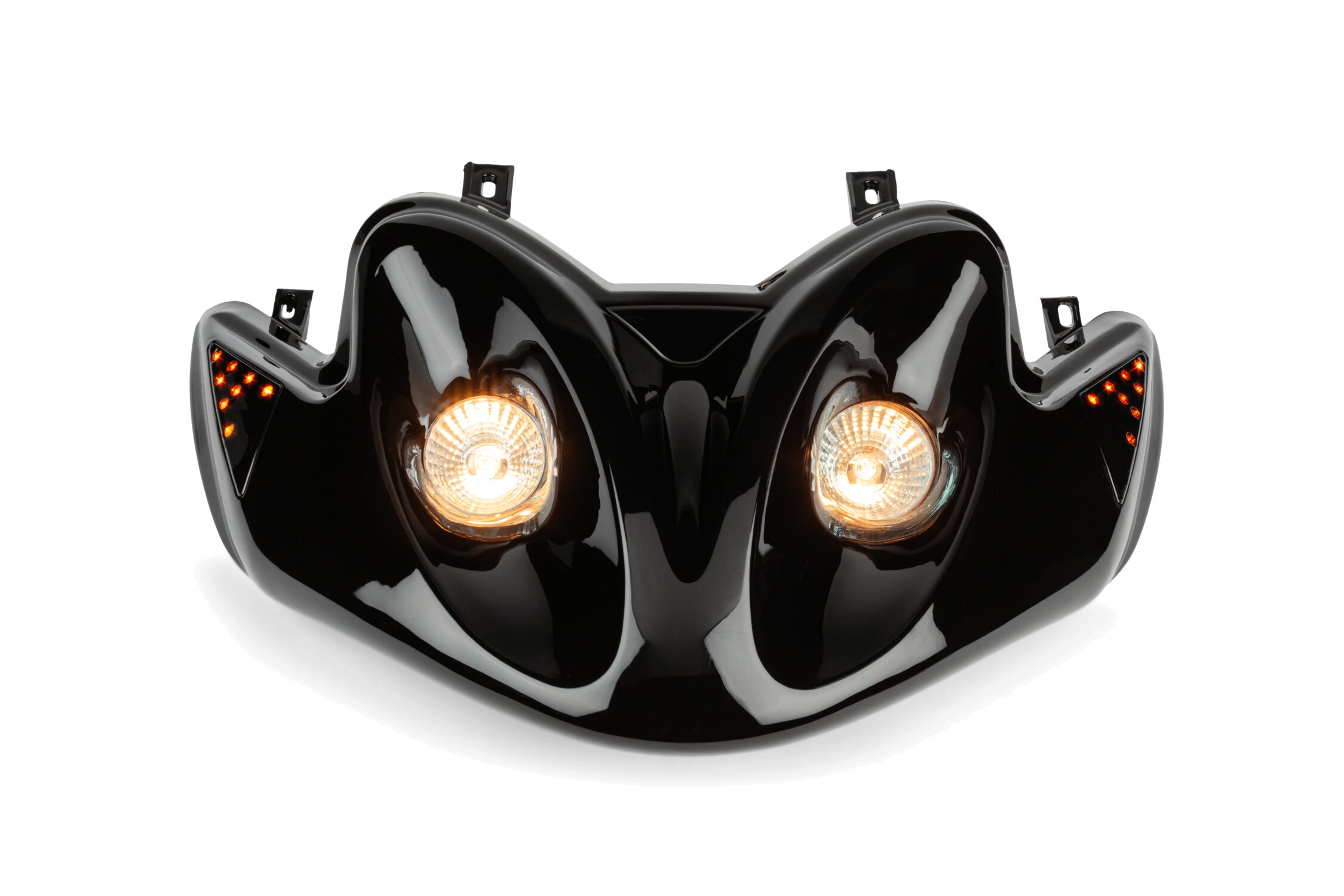 Image of Scheinwerfer Doppeloptik schwarz Yamaha Jog R