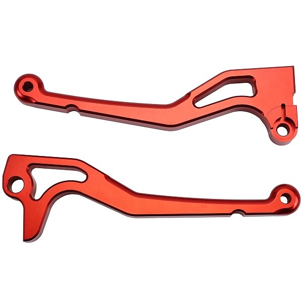 Image of Hebelset CNC rot Yamaha BW's / Slider ab 2004