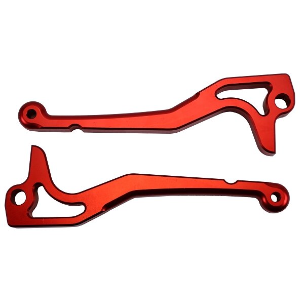 Image of Hebelset CNC rot Yamaha Aerox / Nitro bis 2012
