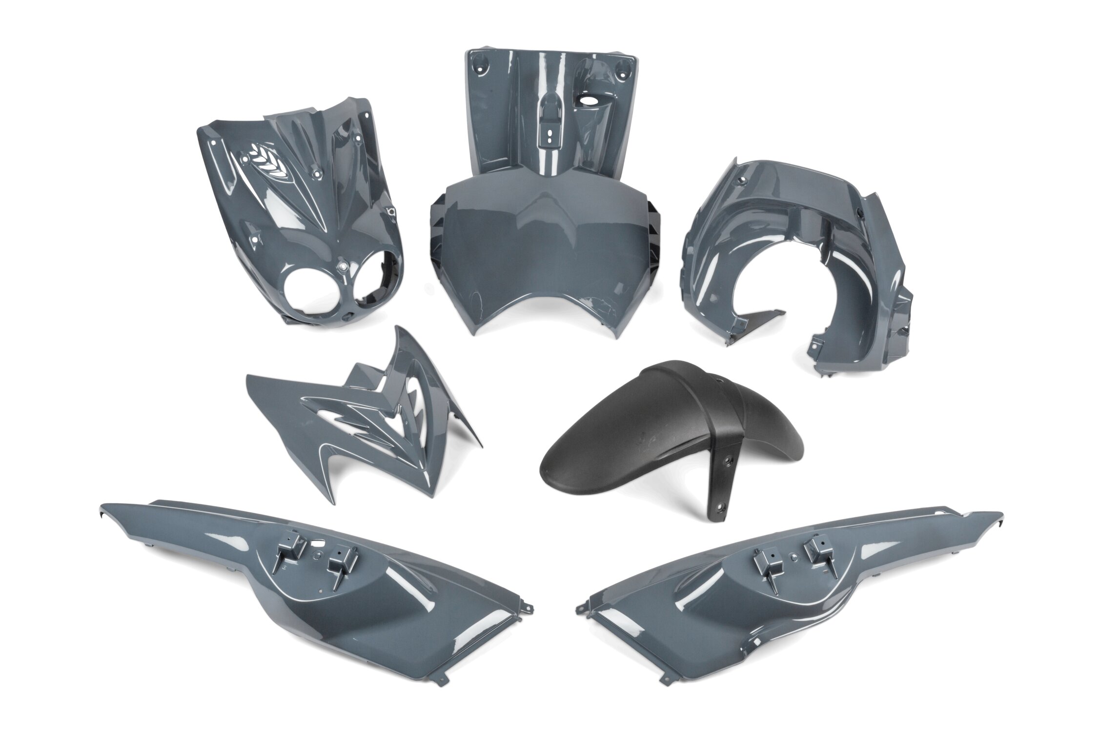 Image of Verkleidungskit 7 Teile Yamaha Slider ab 2004 Nardo grau