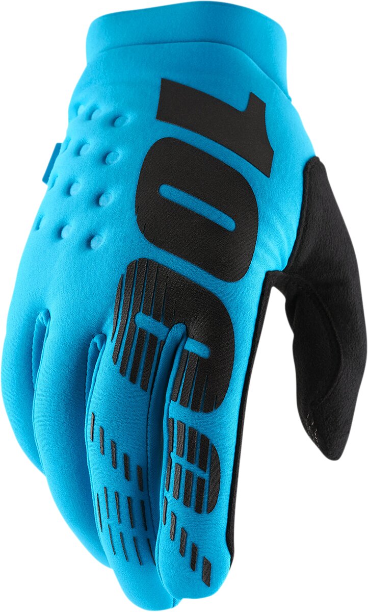 Image of Motocross Handschuhe 100% Brisker turquoise L