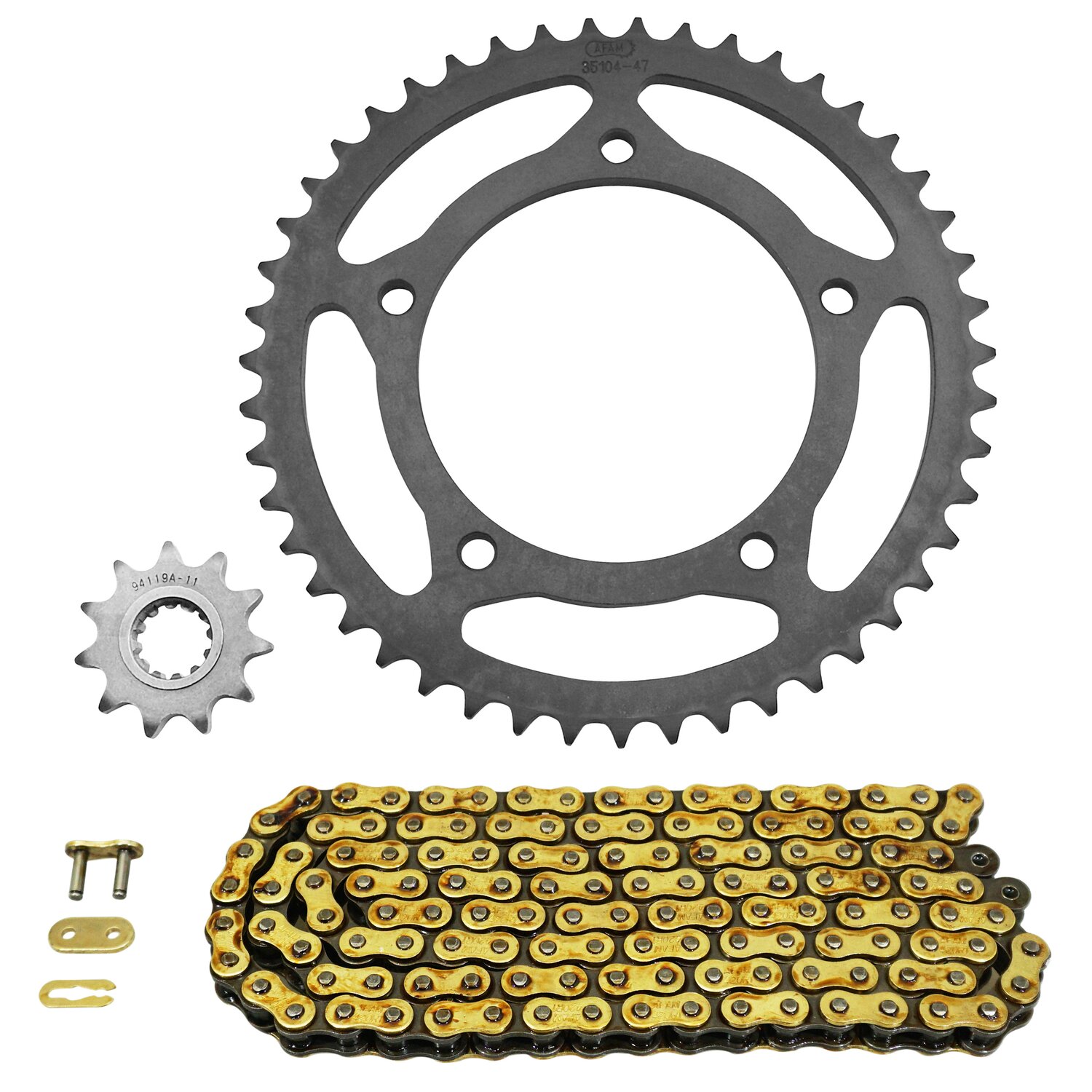 Image of Kettensatz Aprilia RS 50 2003 - 2005 Afam 11x47 - 420 (Original)
