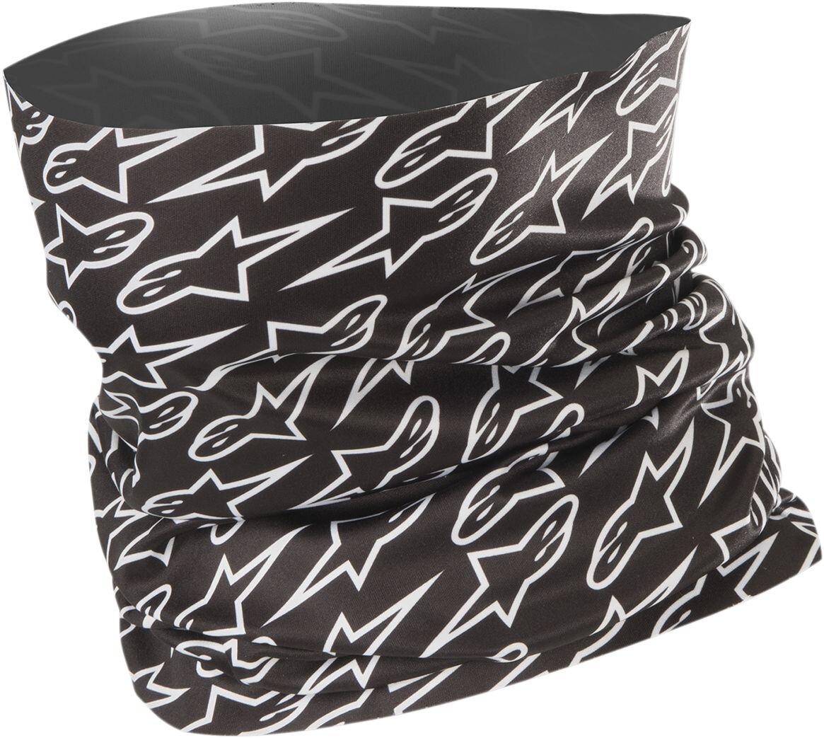 Image of Halswärmer Necktube Alpinestars schwarz/weiß