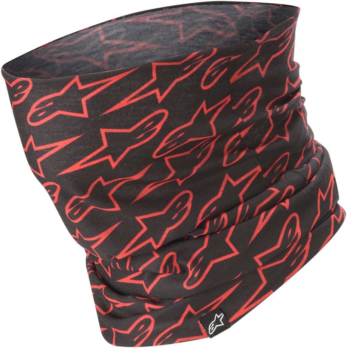 Image of Halswärmer Necktube Alpinestars schwarz/rot
