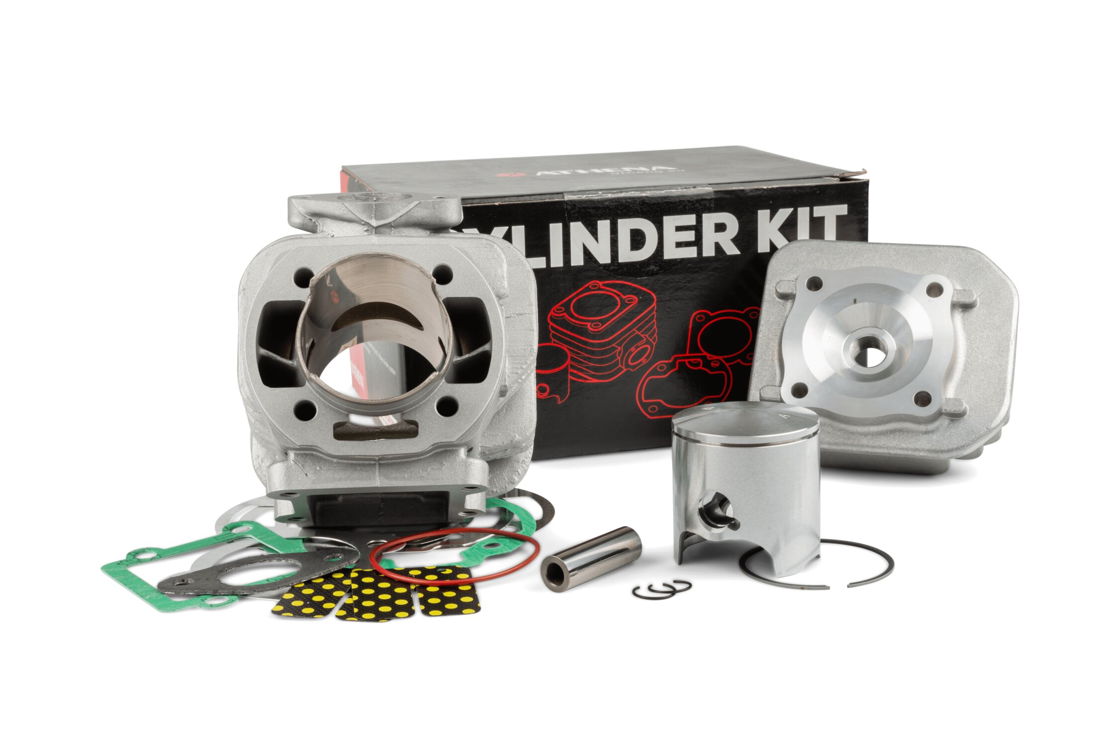 Image of Zylinder Kit Athena Racing 80ccm Langhub Minarelli stehend