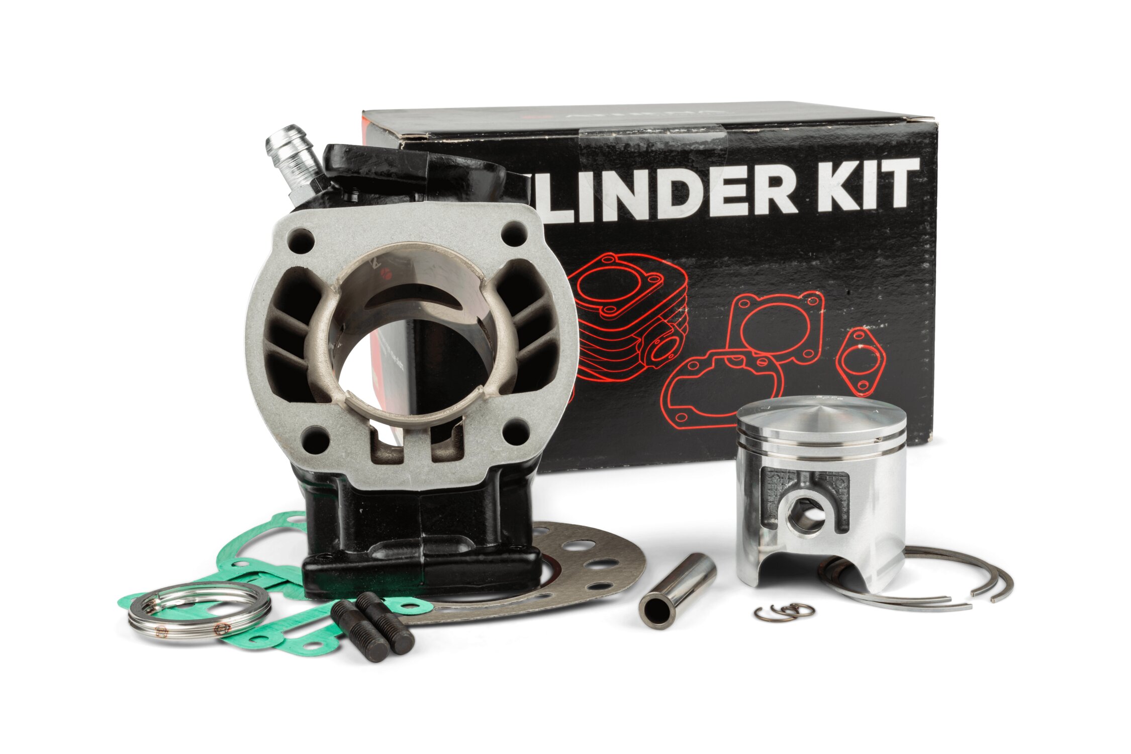 Image of Zylinder Kit Athena Alu 120cc Honda MTX 80