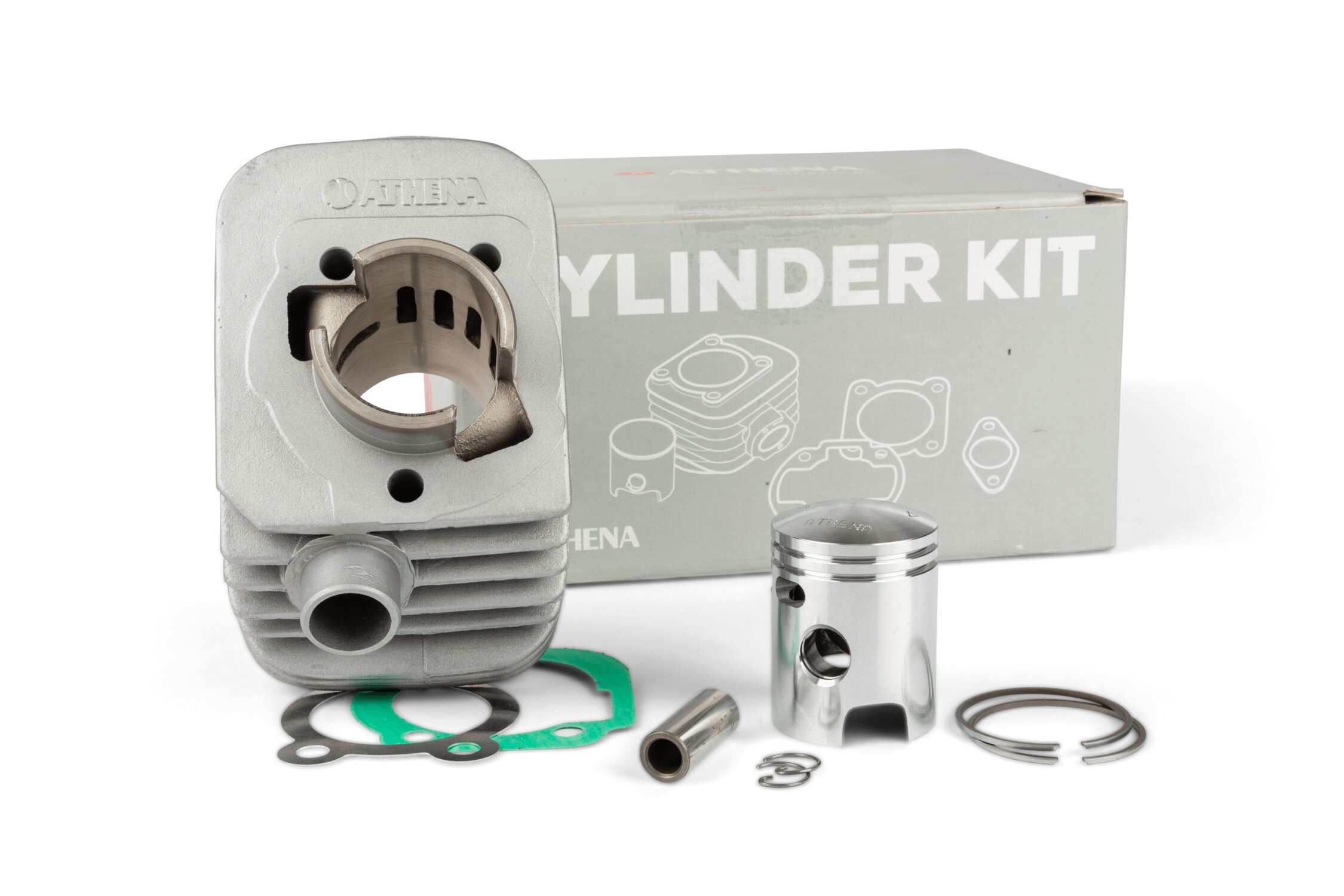 Image of Zylinder Kit Athena Alu 50 Kolbenbolzen 12mm Piaggio Ciao