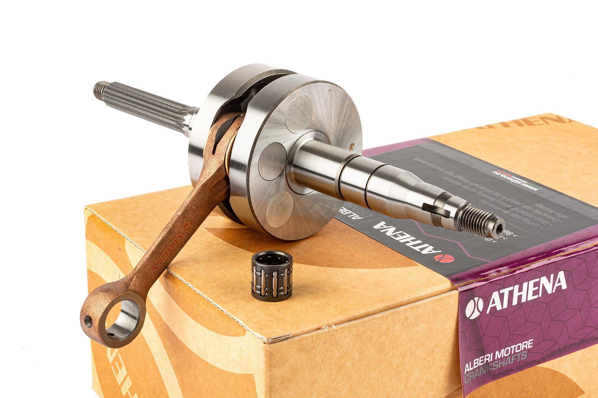 Image of Kurbelwelle Athena 43mm Hub / 85mm Pleuel / 12mm KoBo Minarelli stehend