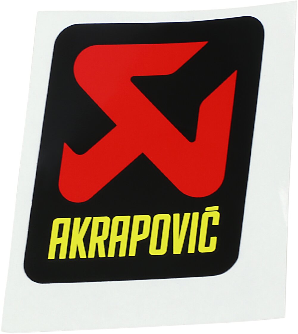 Image of Aufkleber Akrapovic Alu hitzefest 57x60mm