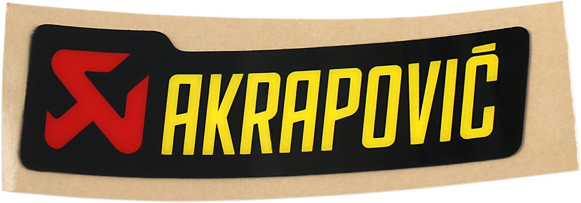 Image of Aufkleber Akrapovic hitzefest 90x26mm