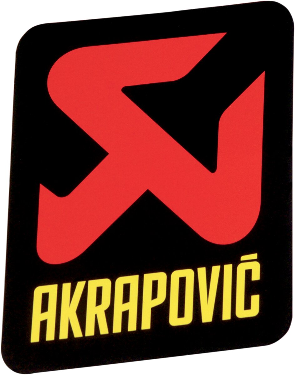 Image of Aufkleber Akrapovic hitzefest 90x95mm