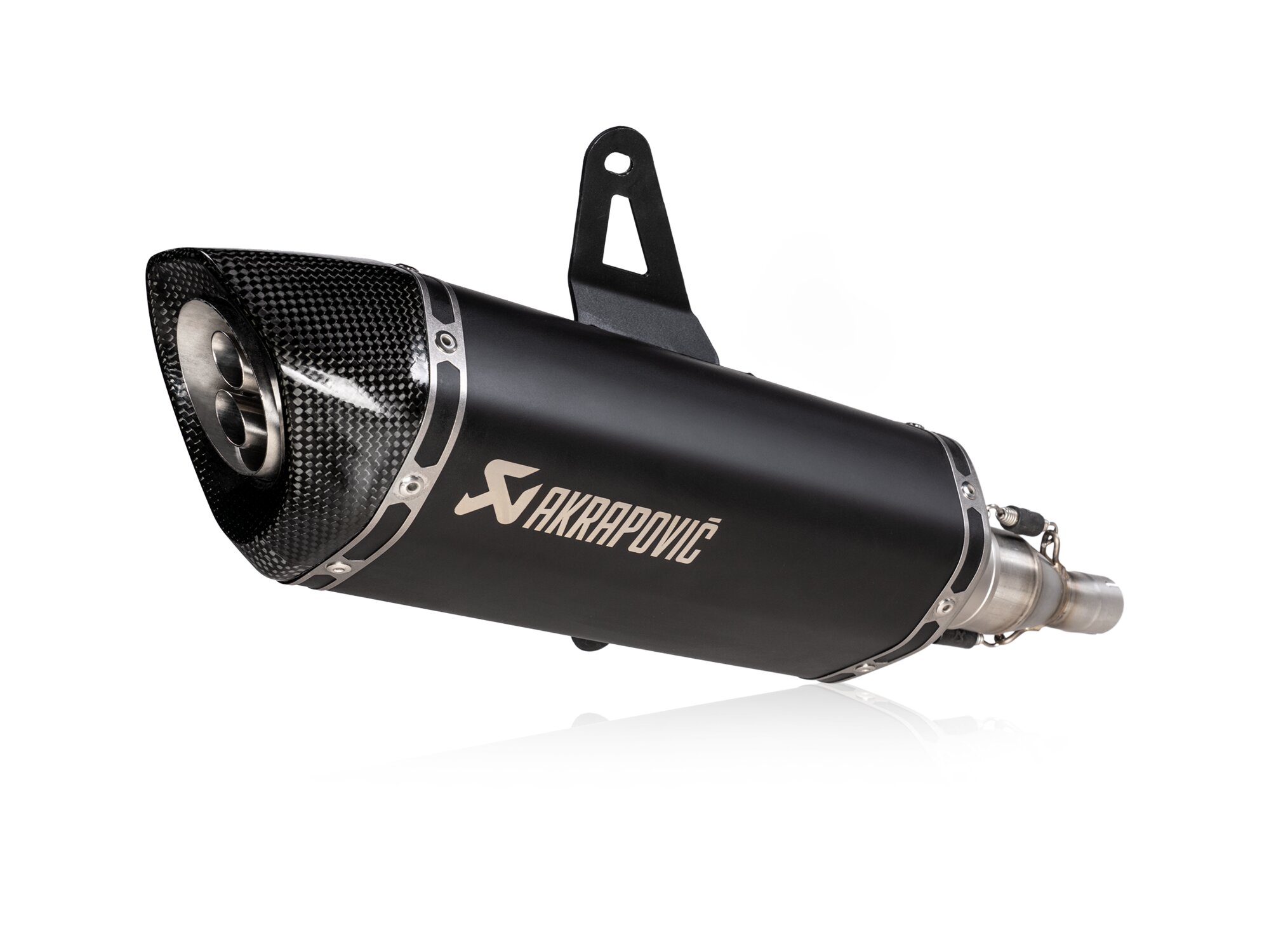 Image of Slip-on Akrapovic Italjet Dragster 125 - 200 schwarz