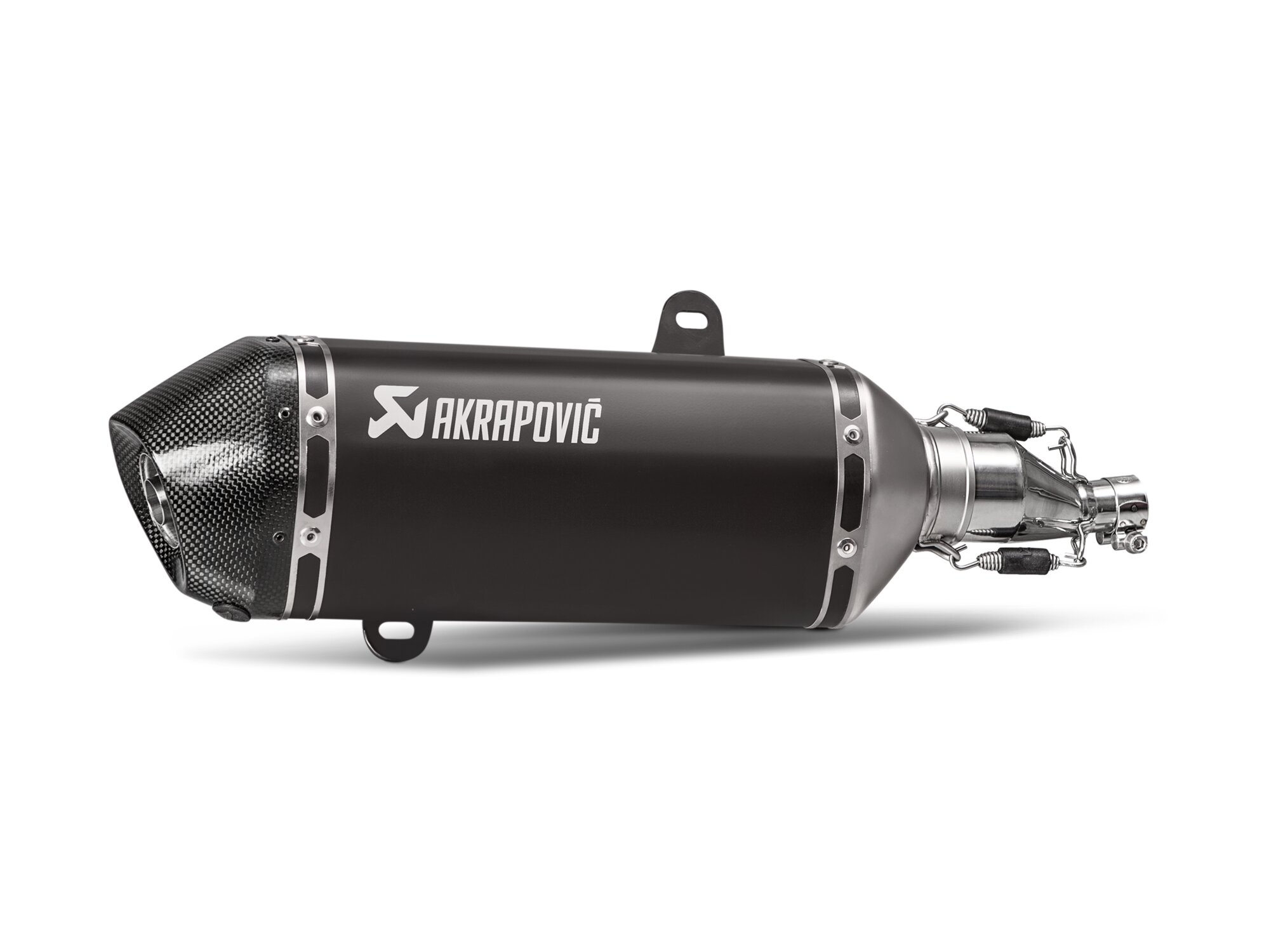 Image of Slip-on Akrapovic Vespa GTS 125cc Euro 5 schwarz