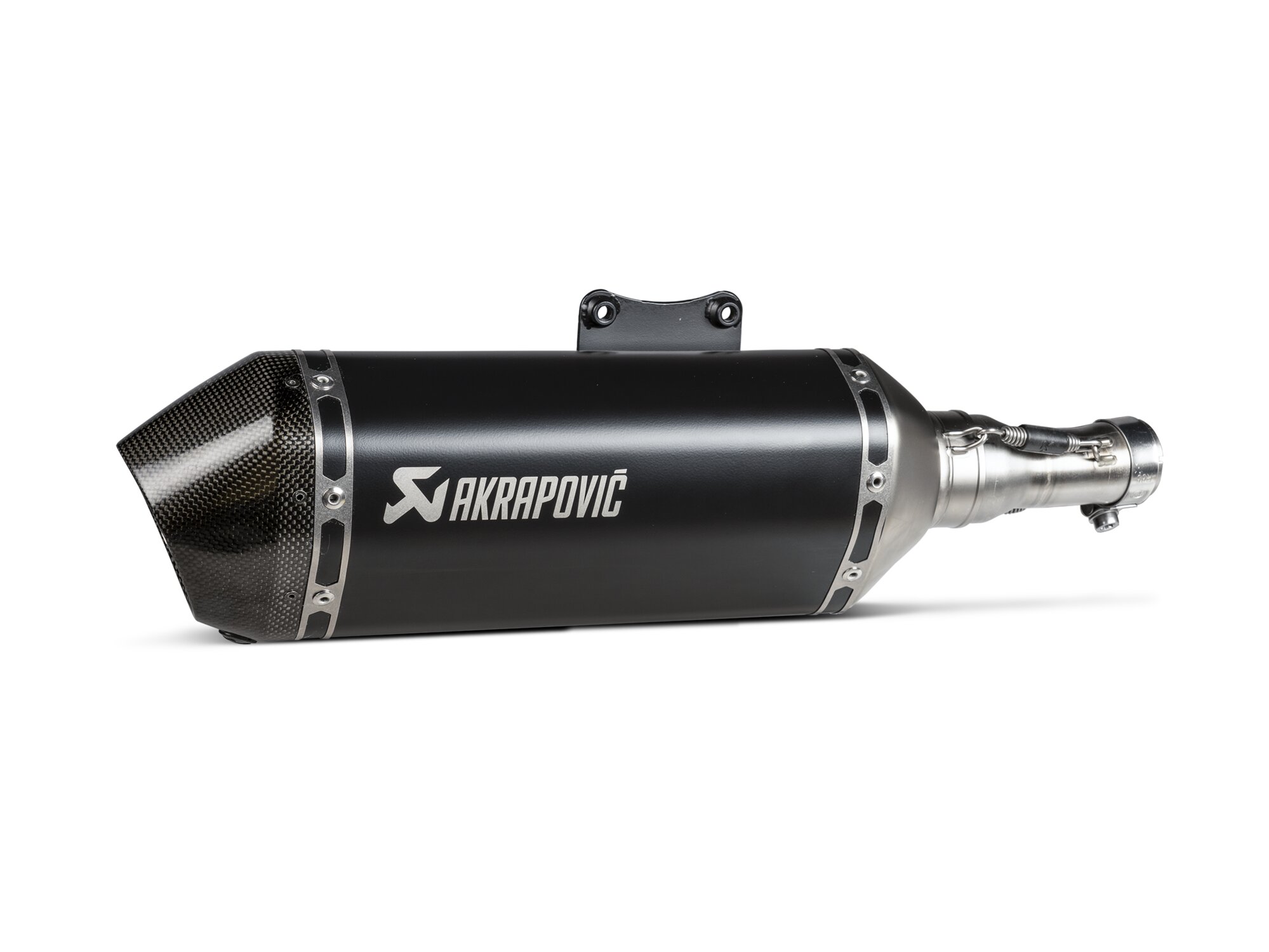 Image of Slip-on Akrapovic Vespa Primavera 125cc 2021 - 2022 schwarz