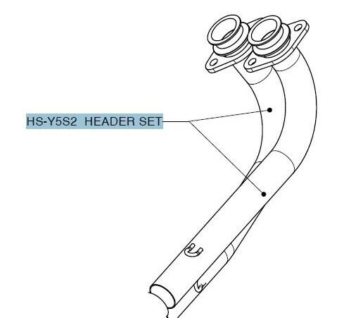 Image of Krümmer Akrapovic Yamaha Tmax 500 / 530