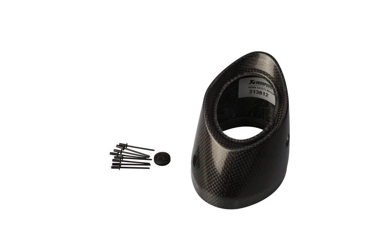 Image of ESD Endkappe Akrapovic V-EC280 Carbon