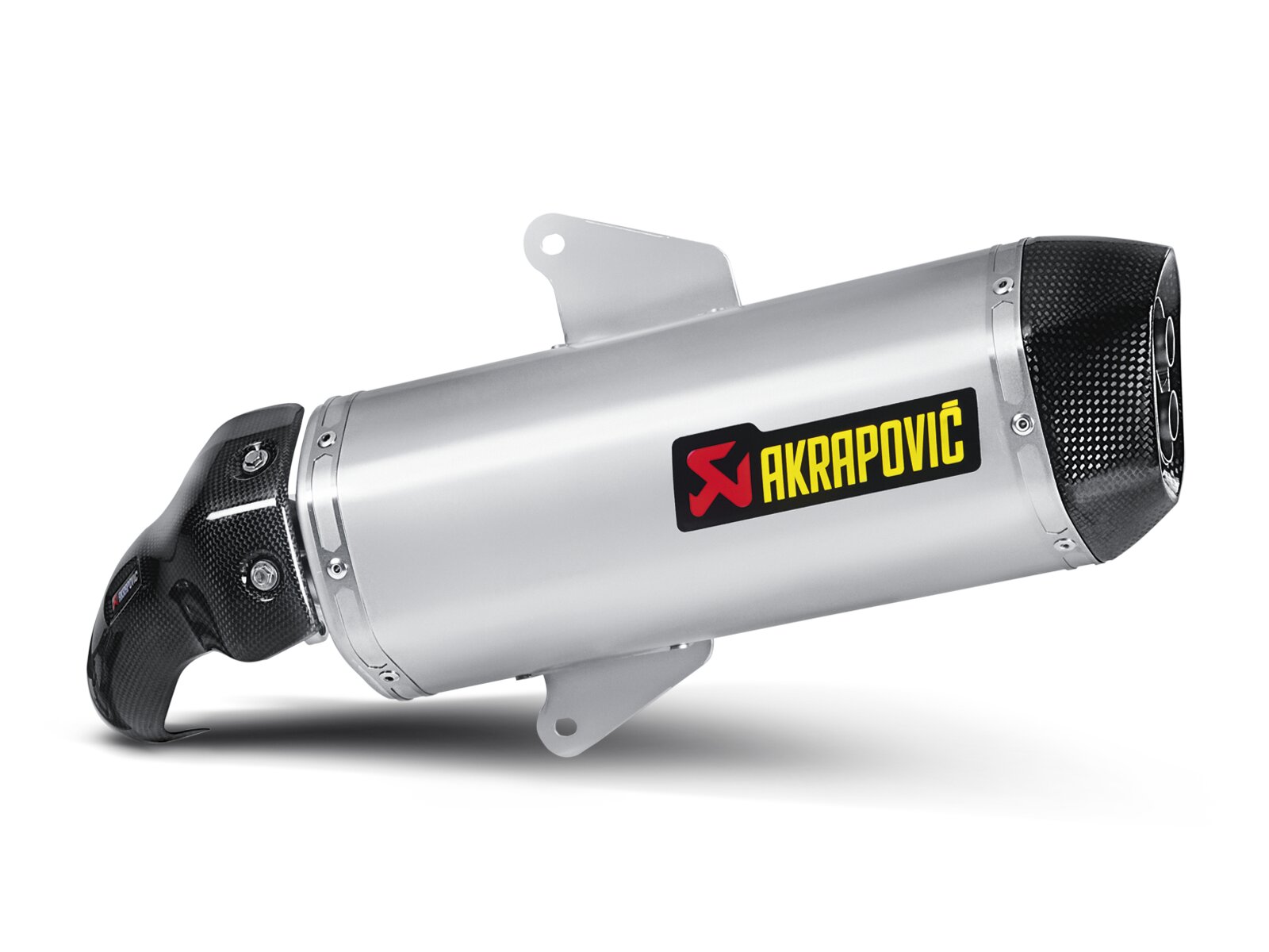 Slip-on Auspuff Akrapovic Edelstahl Gilera GP 800 / Aprilia SRV 850 ab 2012