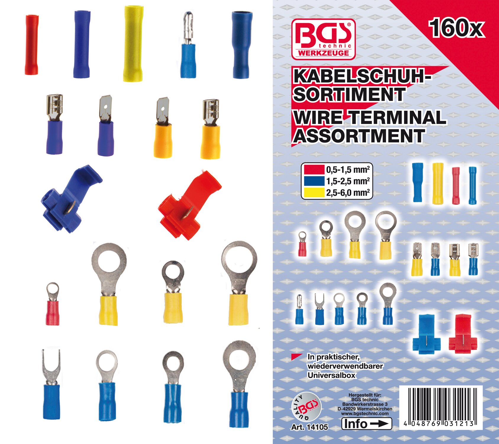 Image of Kabelschuhe Satz BGS 160 Stk.