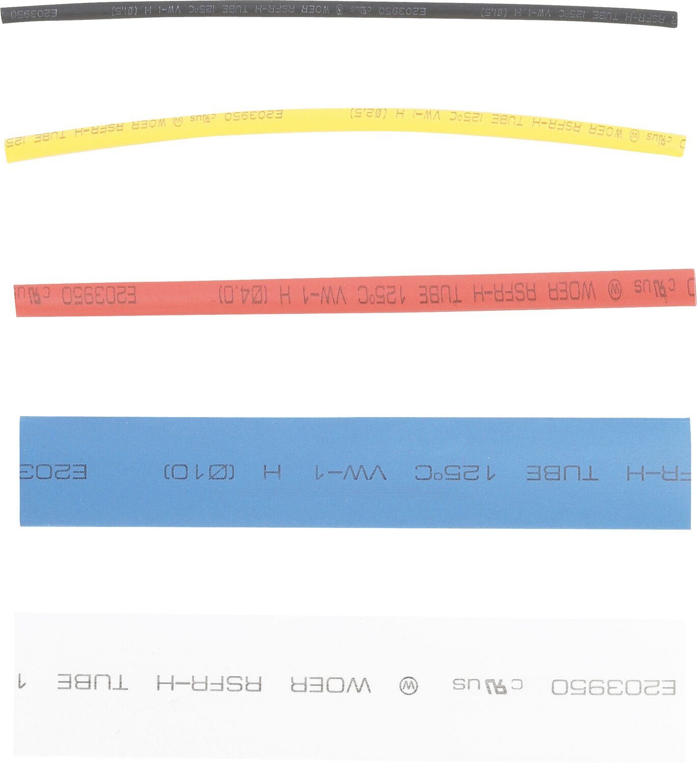 Image of Schrumpfschläuche Satz BGS farbig 100 Stk.