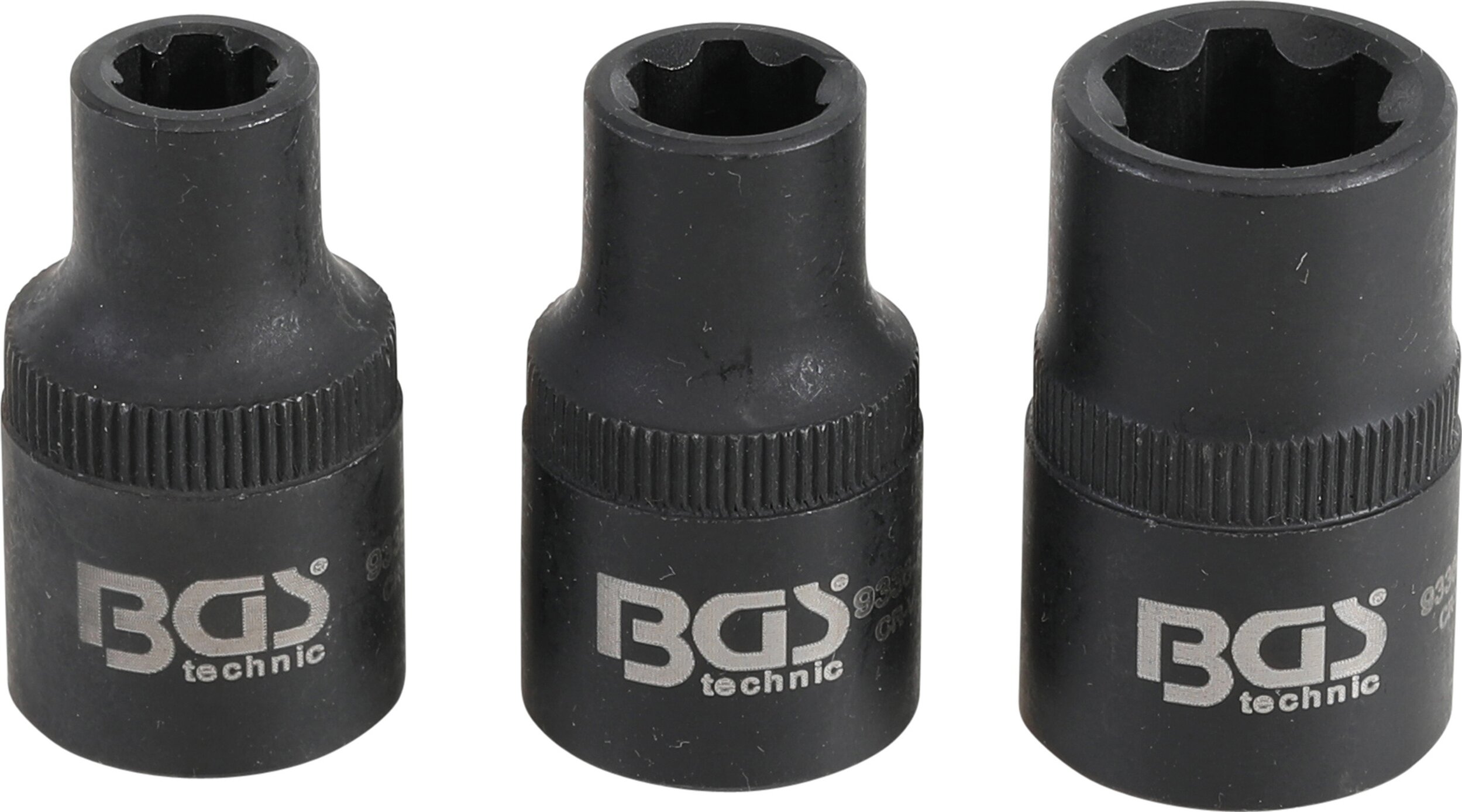 Image of Steckschlüssel-Einsätze BGS Keil-Profil (für RIBE) M6S, M8S, M12S x3