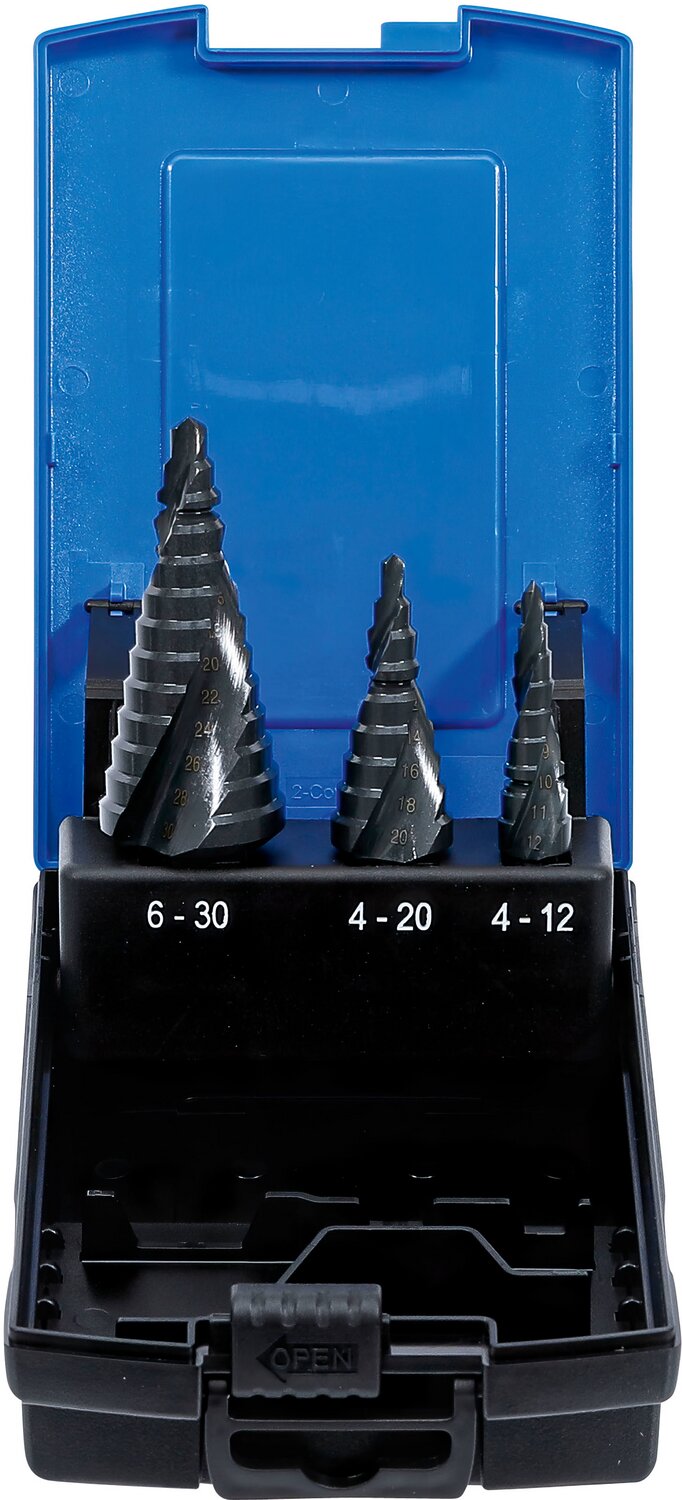 Image of Stufenbohrer Satz BGS Ø 4 - 30 mm 3 Stk.