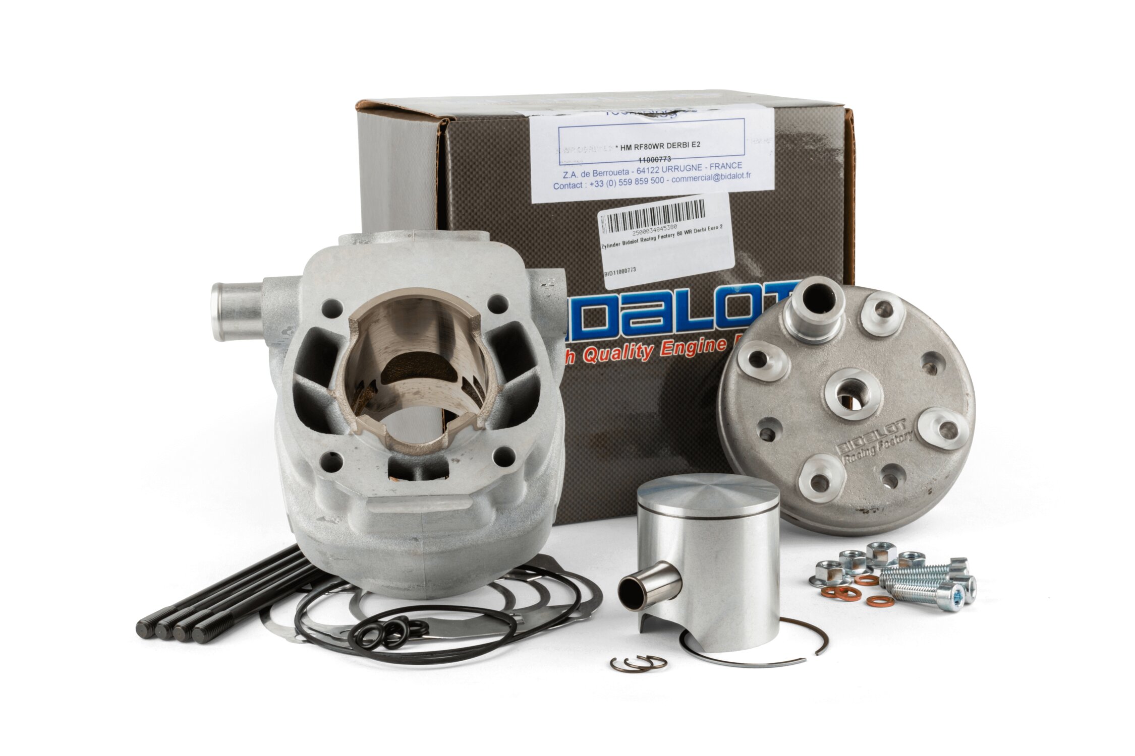 Image of Zylinder Kit Bidalot Racing Factory 80 WR Derbi Euro 2