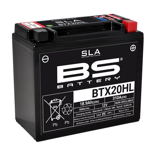 Image of Batterie SLA BS Battery BTX20HL 12V - 18,9Ah