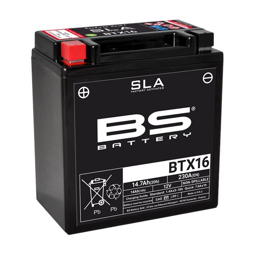 Image of Batterie SLA BS Battery BTX16 12V - 14,7Ah