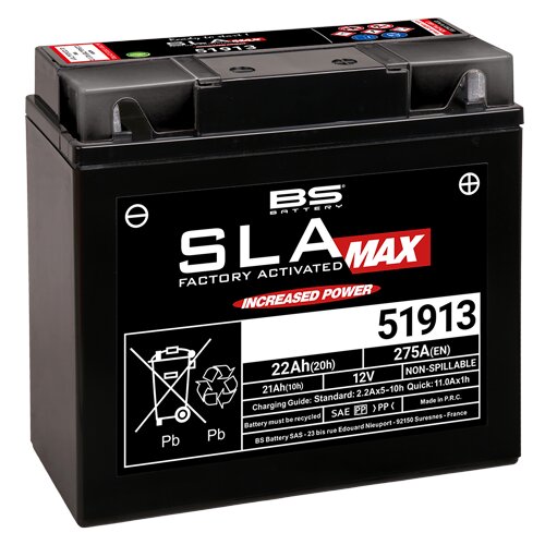Image of Batterie SLA Max BS Battery 12V - 22Ah