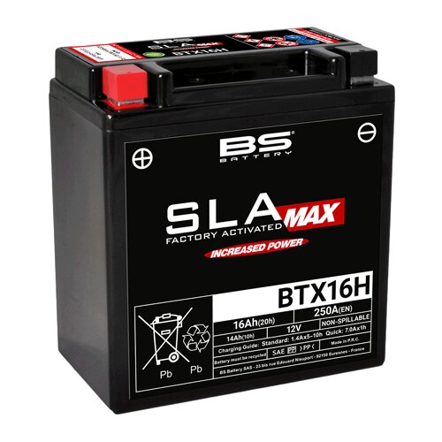 Image of Batterie SLA Max BS Battery BTX16H 12V - 16Ah