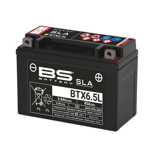 Image of Batterie SLA BS Battery BTX6.5L12V - 6,5Ah
