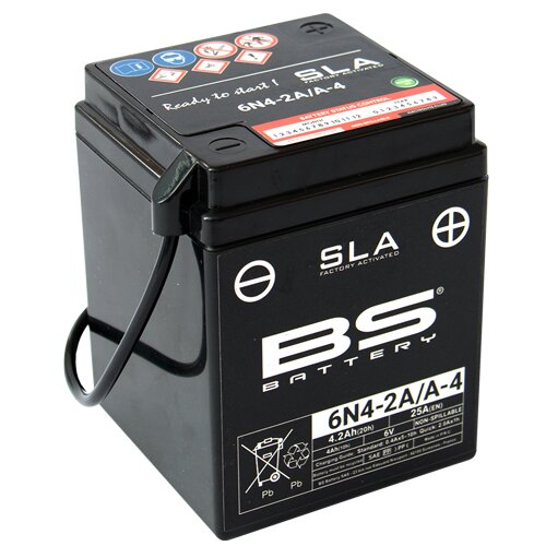 Image of Batterie SLA BS Battery 6N4-2A/A-4 6V 4,2Ah