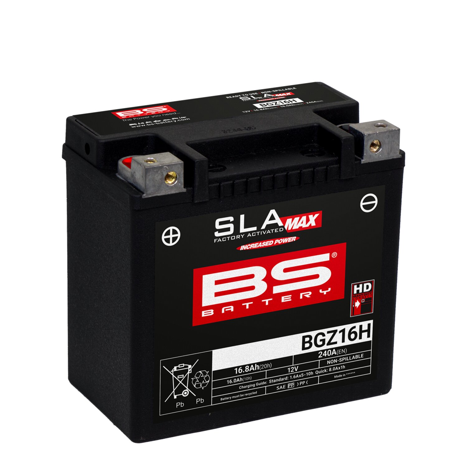 Image of Batterie SLA Max BS Battery BGZ16H 12V - 16,8Ah