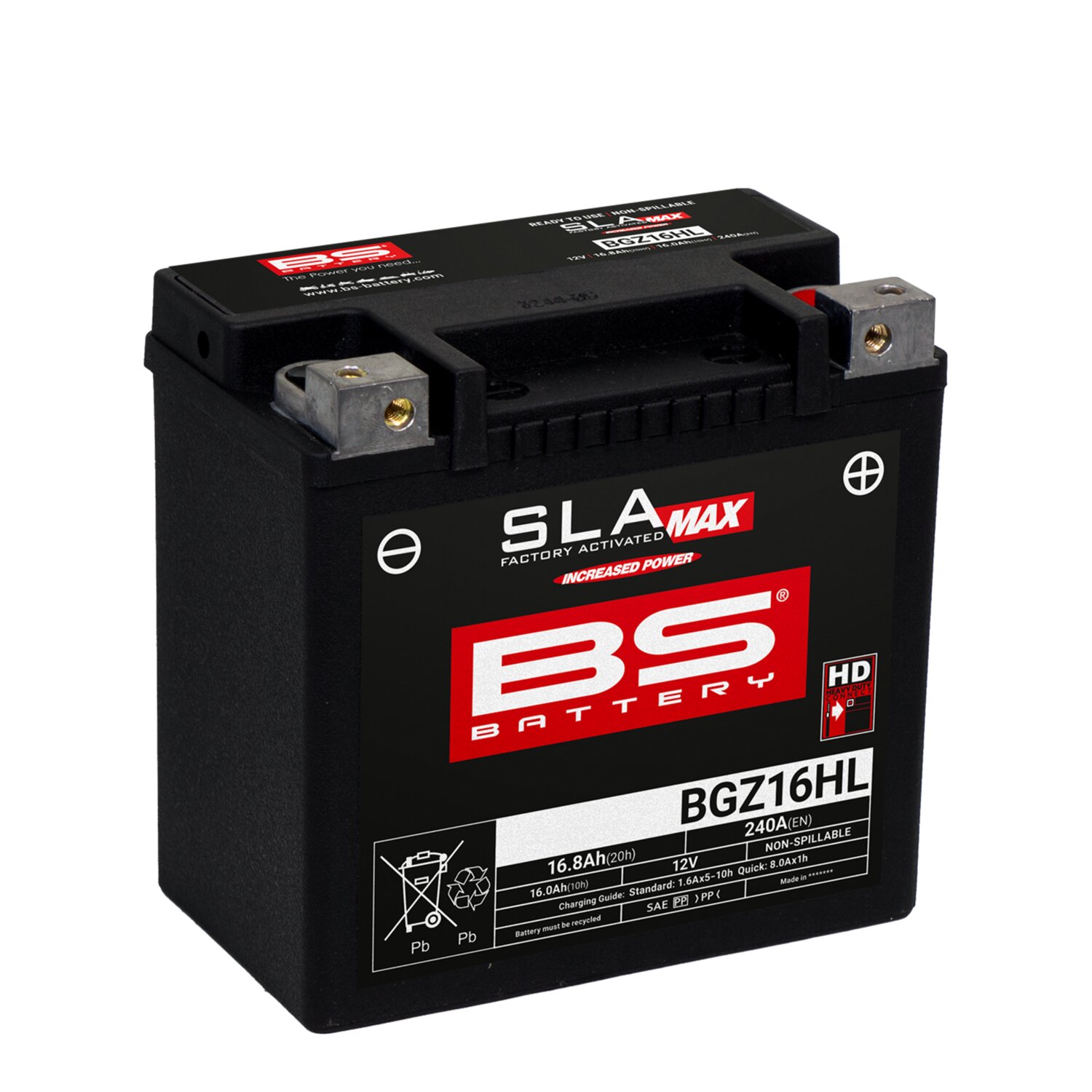Image of Batterie SLA Max BS Battery BGZ16HL 12V - 16,8Ah