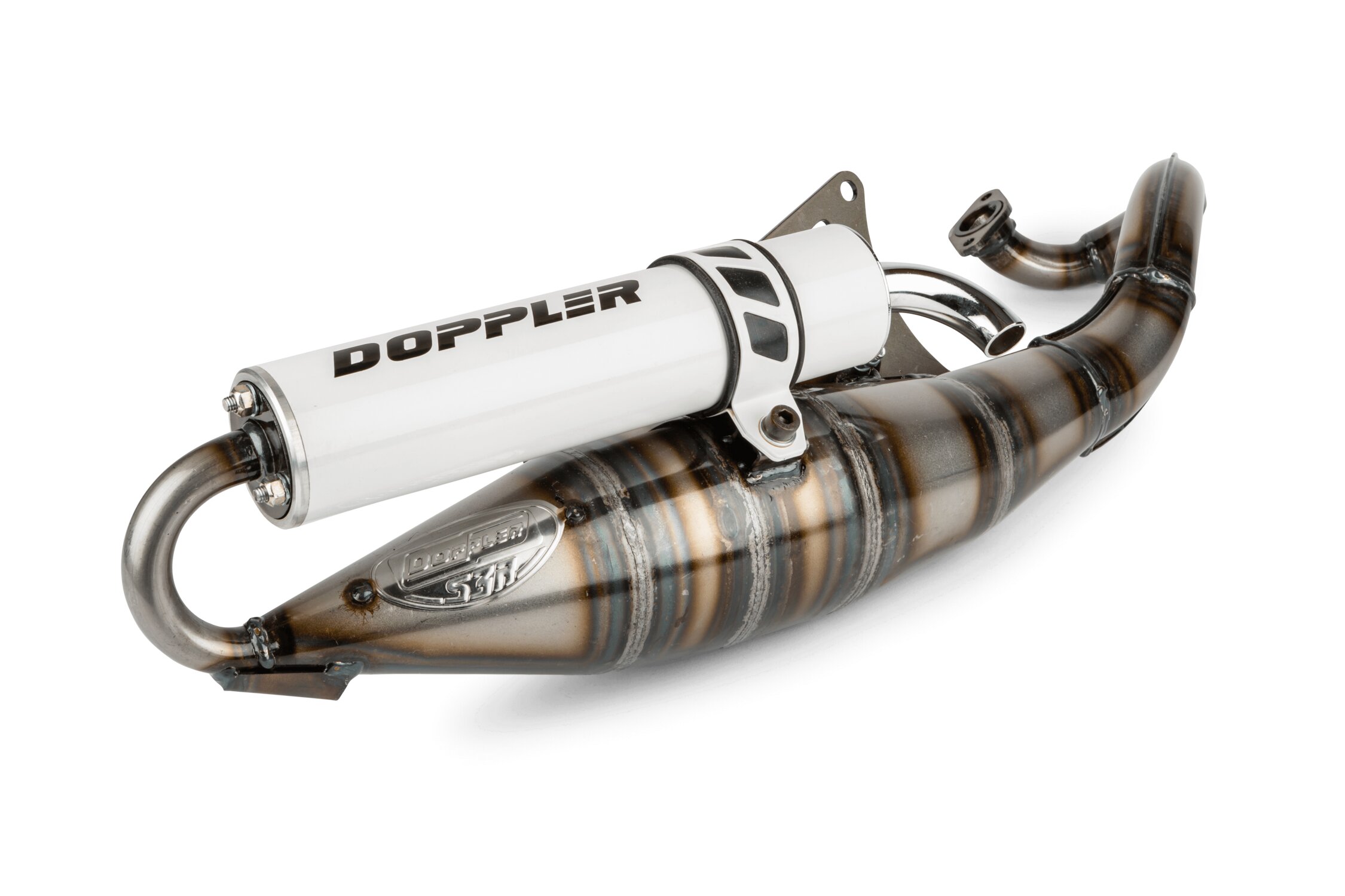 Image of Auspuff Doppler S3R Weiss Peugeot Ludix / Speedfight 3