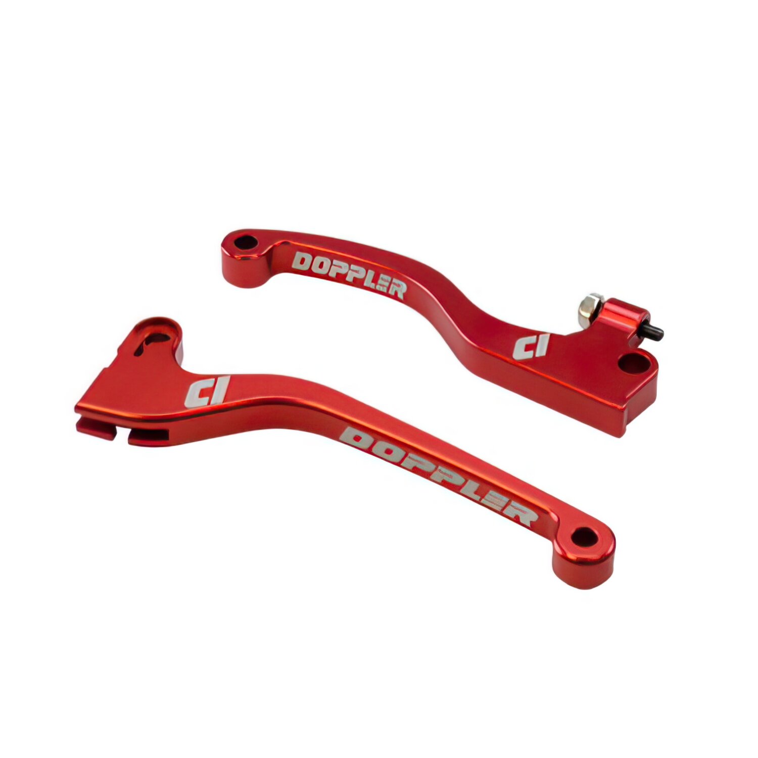 Image of Hebelset J.Juan Doppler CNC rot Rieju/Derbi/Aprilia/Sherco
