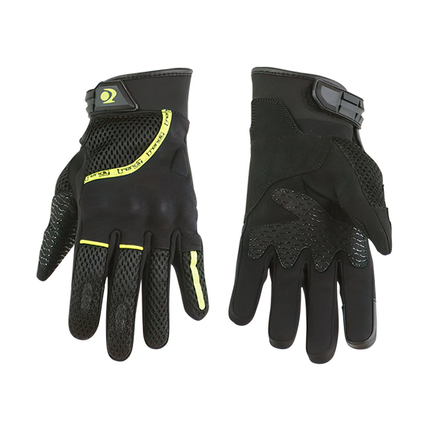 Image of Sommerhandschuhe Trendy Callao schwarz / gelb XL