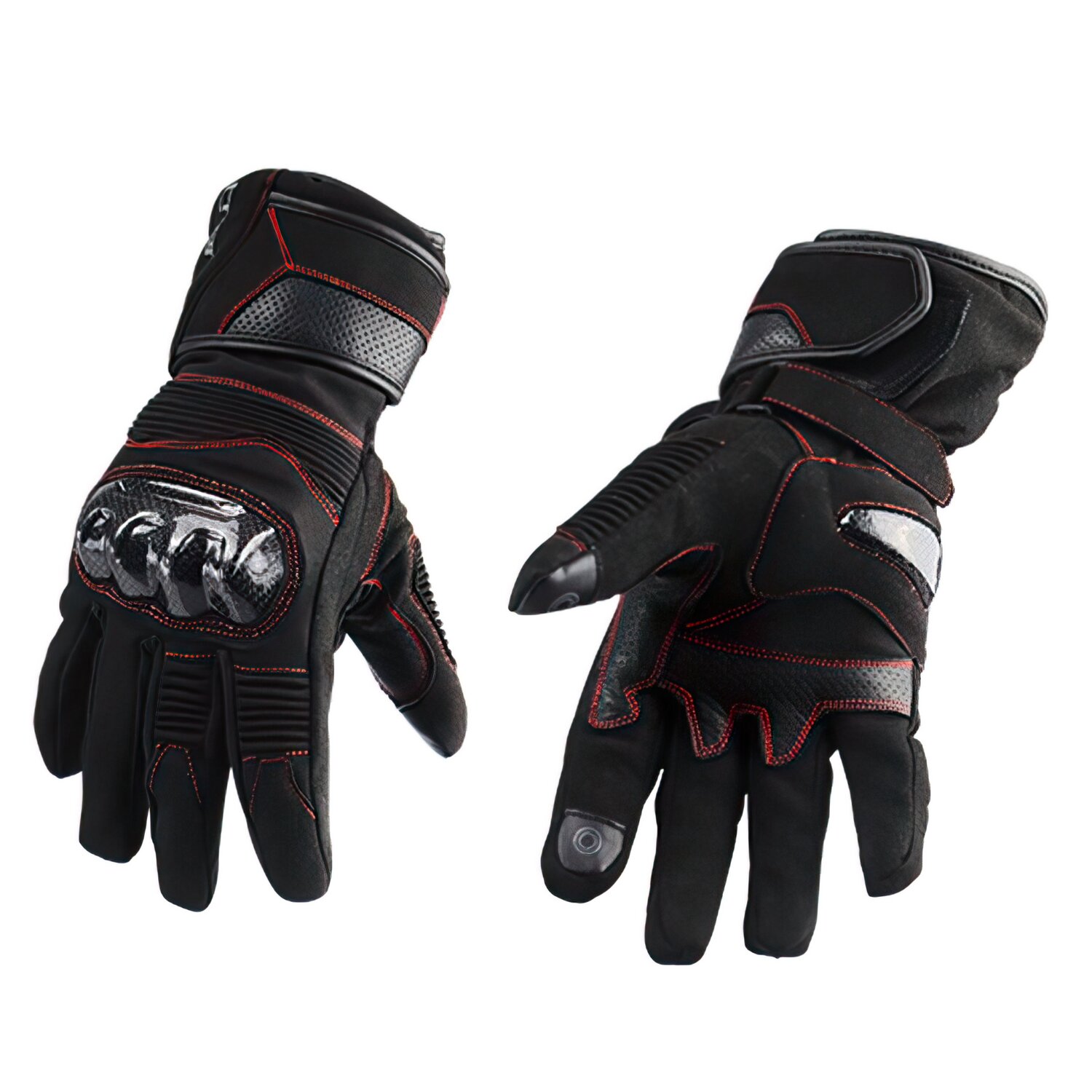 Image of Winterhandschuhe Trendy Ripon schwarz / rot XXXL