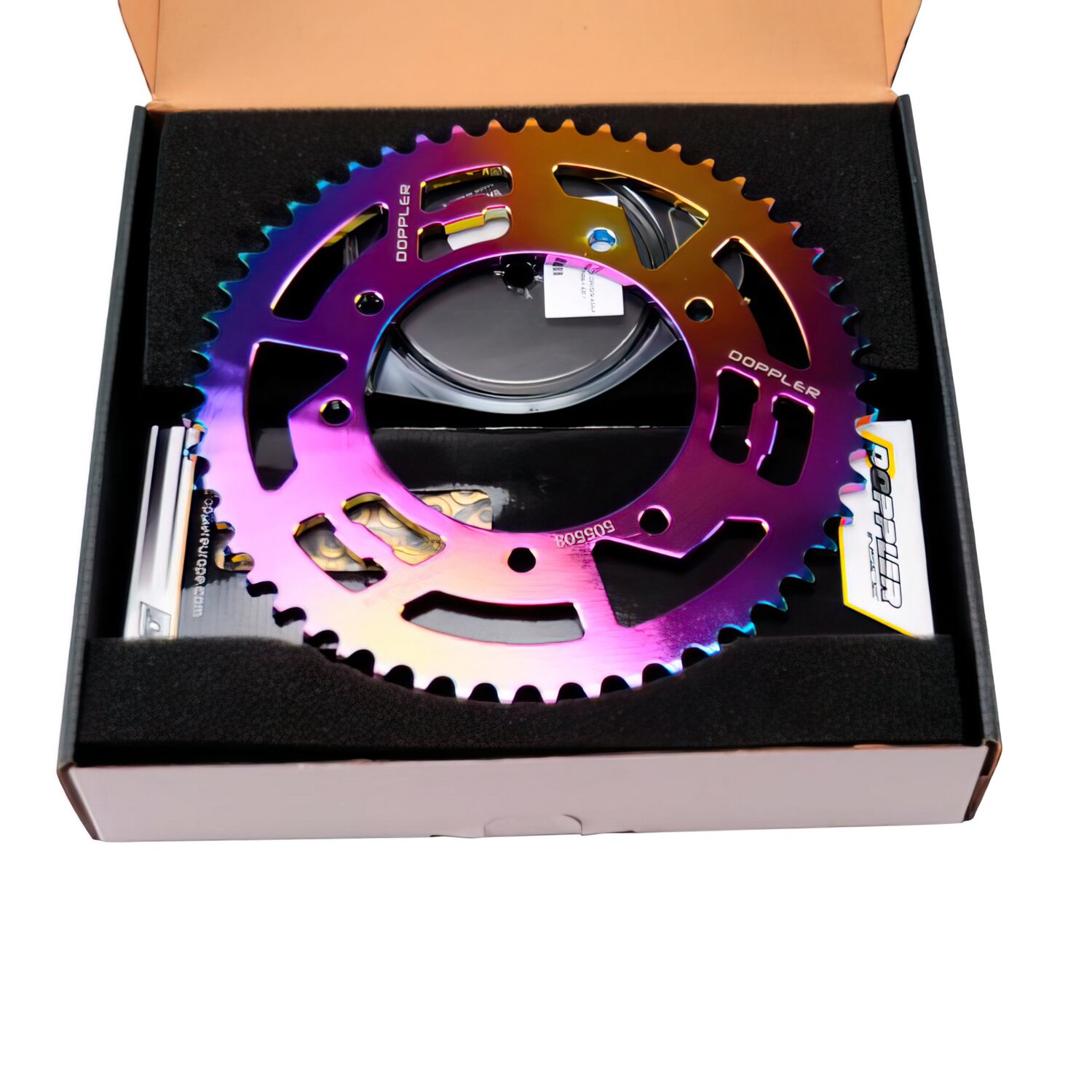 Image of Kettensatz Alu Neochrome 14x53 - 420 Doppler Derbi Senda X-treme