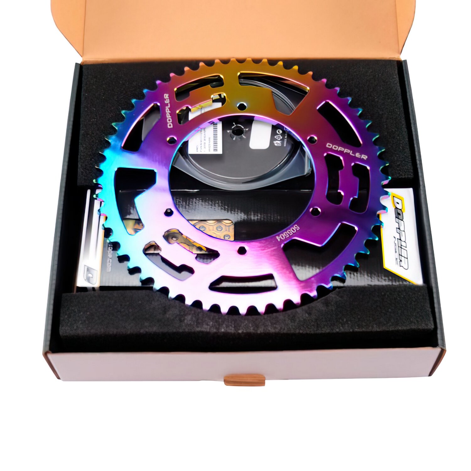 Image of Kettensatz Alu Neochrome 14x53 - 420 Doppler Derbi GPR / Aprilia RS4