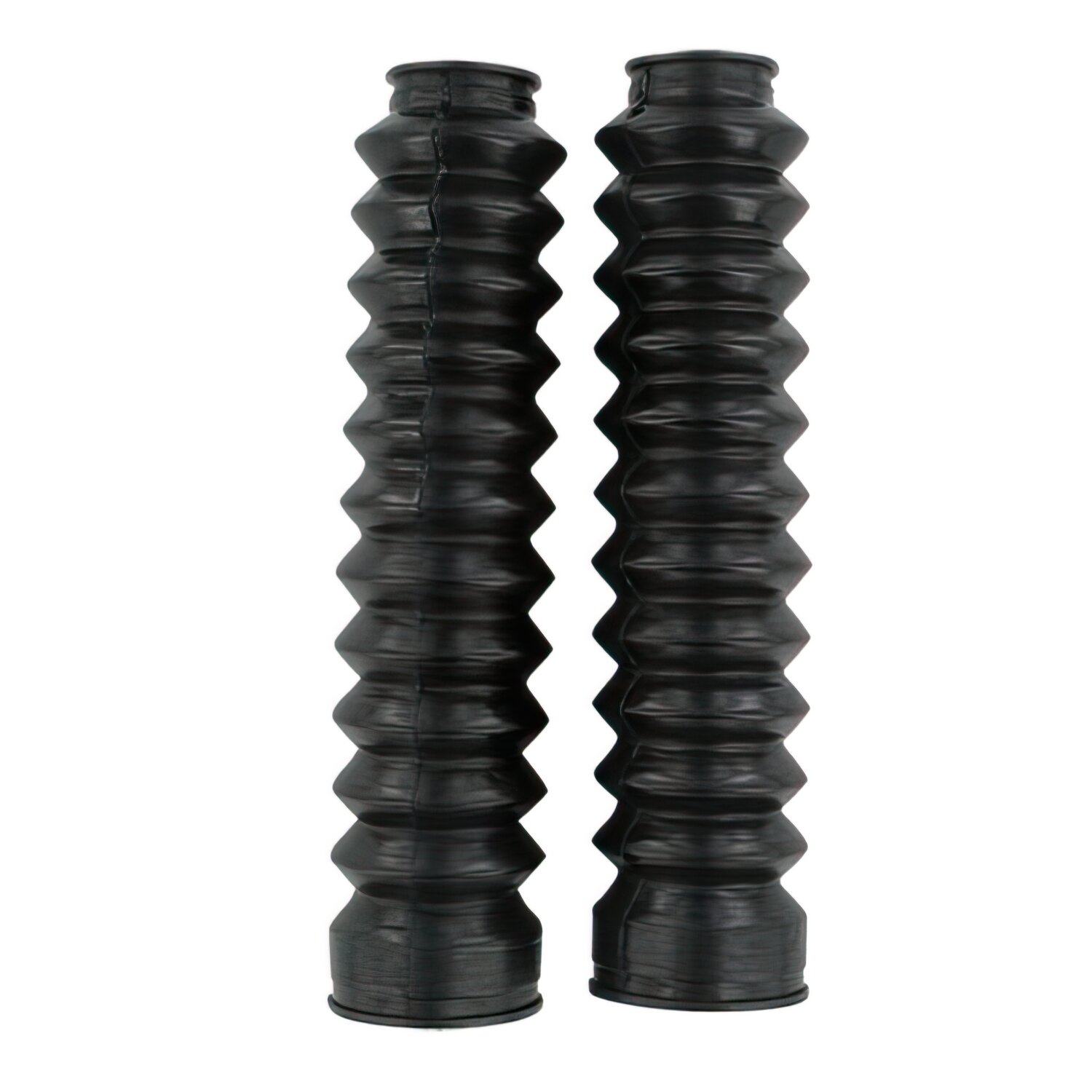 Image of Faltenbalg Gabel Mofa schwarz d.27 - 45mm L.210mm (x2)
