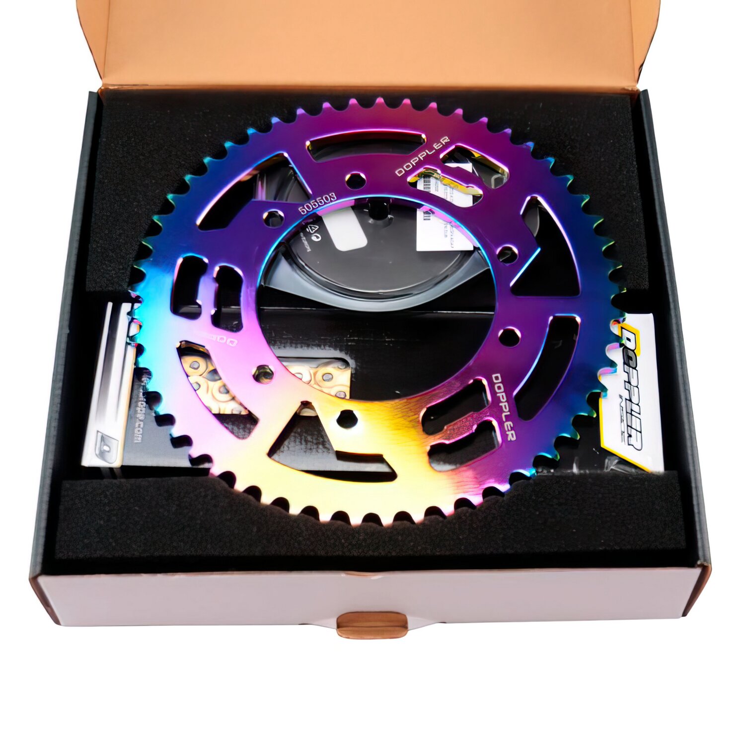 Image of Kettensatz Alu Neochrome 13x53 - 420 Rieju MRT / Yamaha DT
