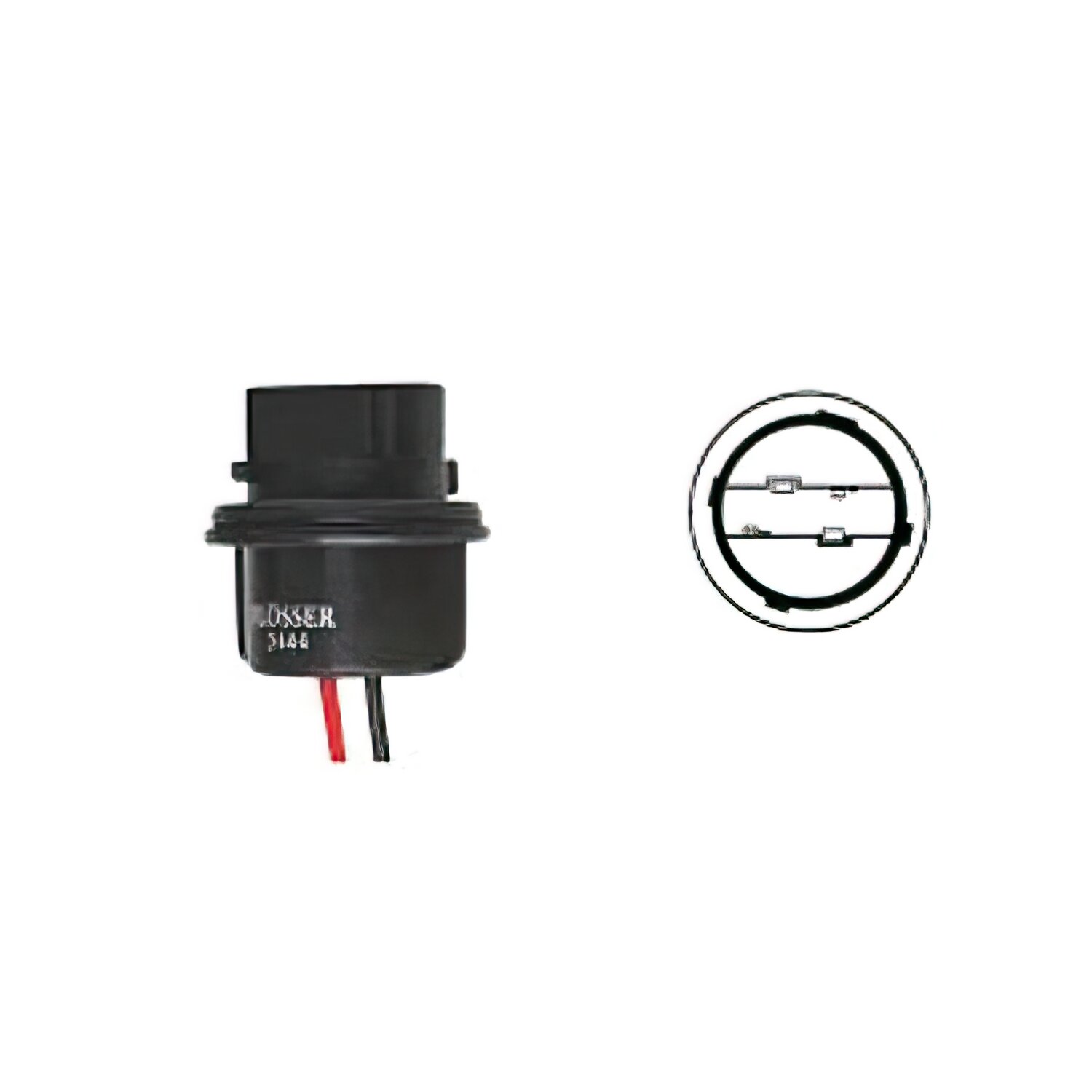 Image of Lampenfassung Flösser 12V W2.5x16D - mit Kabel