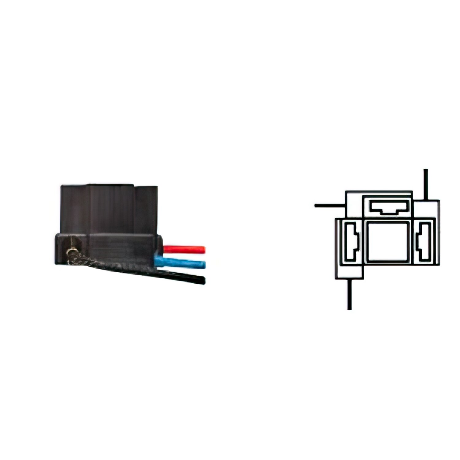 Image of Lampenfassung Flösser 12V H4 - mit Kabel