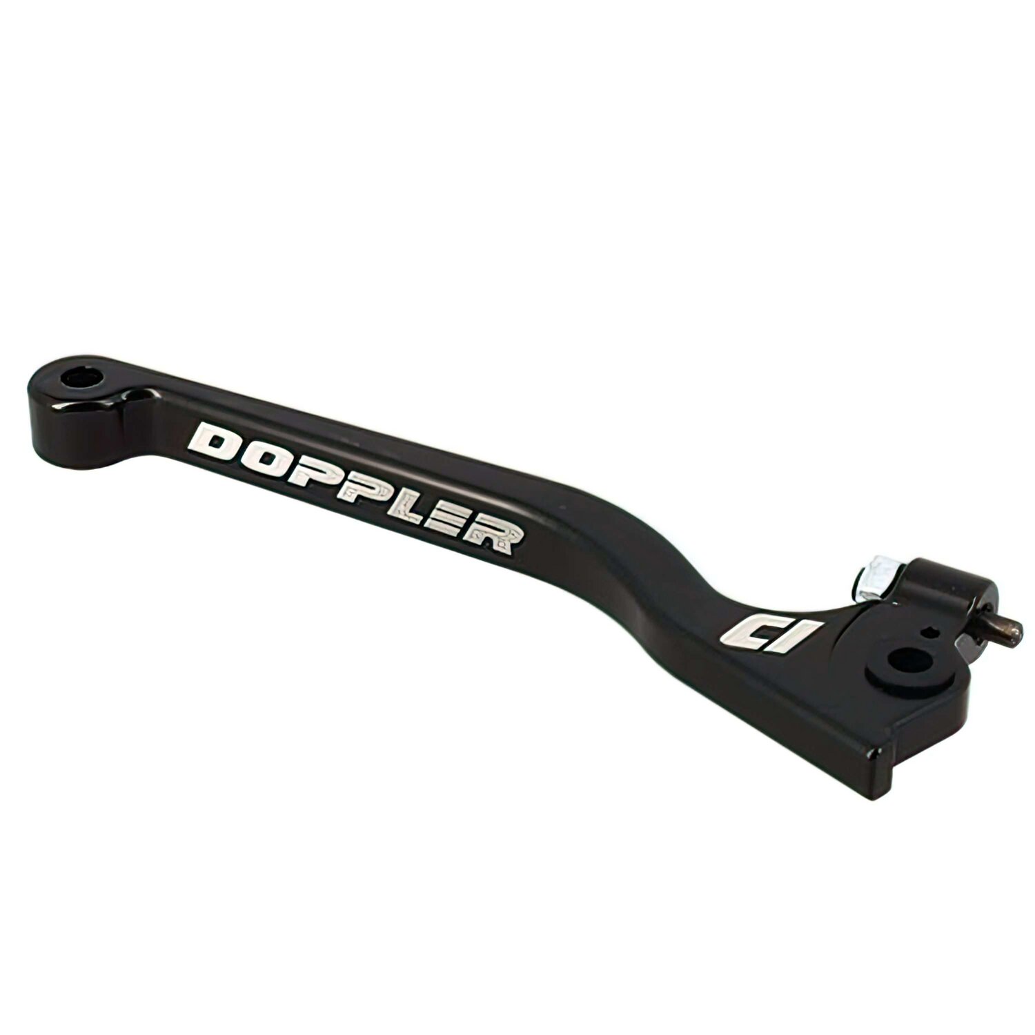 Image of Bremshebel Doppler CNC schwarz Derbi/Gilera/Piaggio/Peugeot