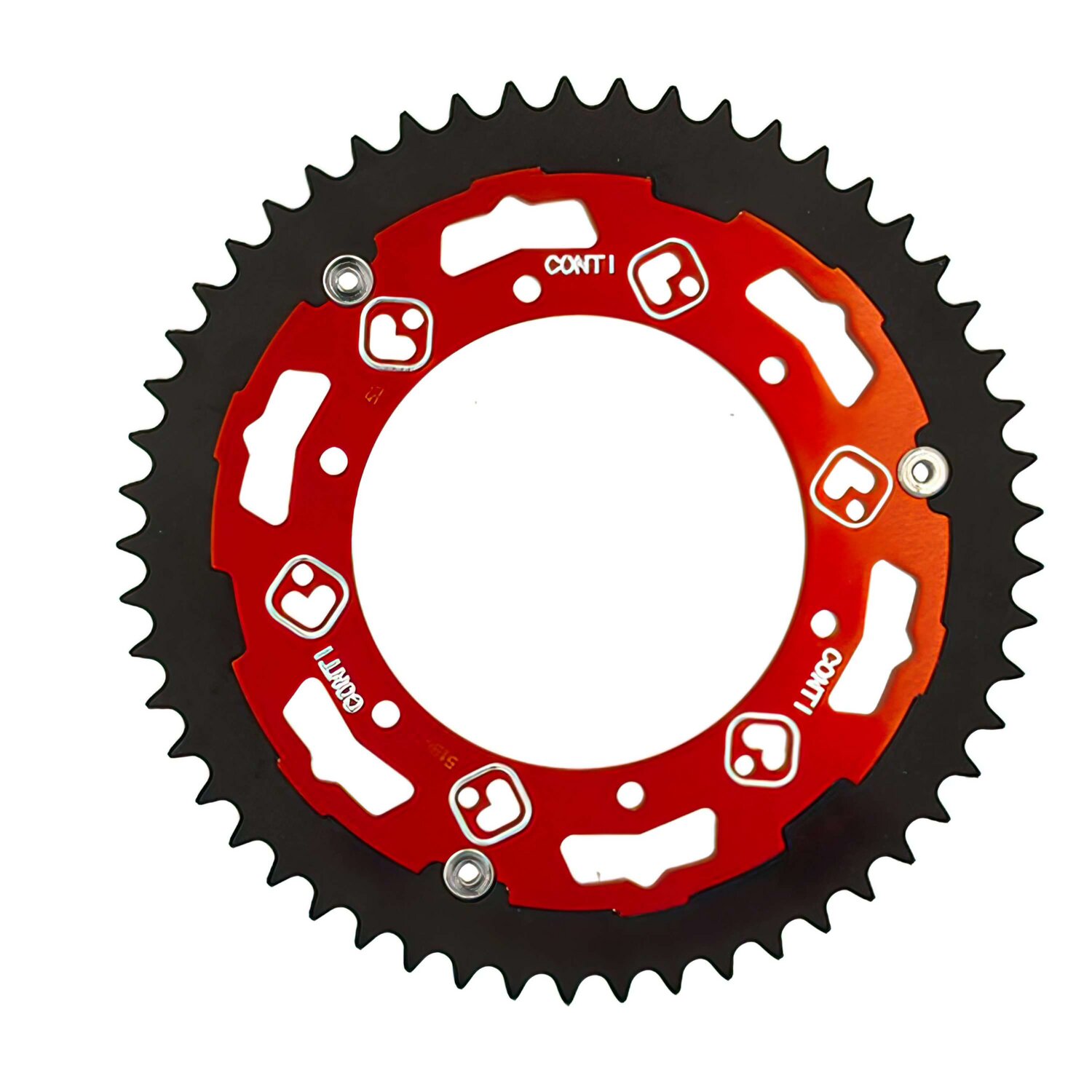 Image of Kettenrad Bimetall rot Z53 - 420 Conti CHR Aprilia SX 50